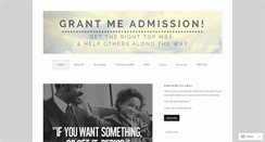 Desktop Screenshot of grantmeadmission.com