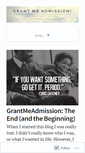Mobile Screenshot of grantmeadmission.com